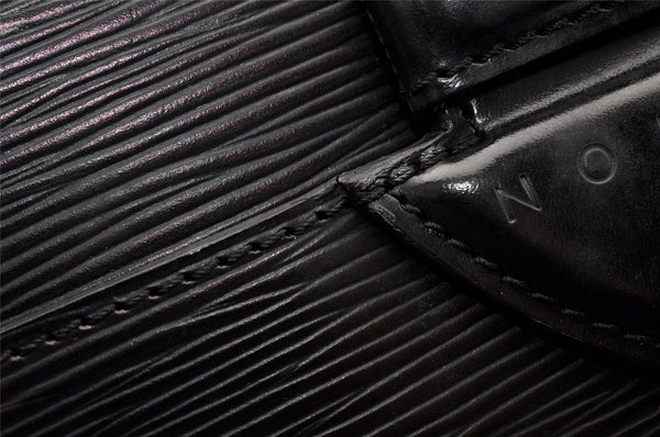 Authentic Louis Vuitton Epi Chaillot Clutch Hand Bag Purse Black M52532 LV 9135I