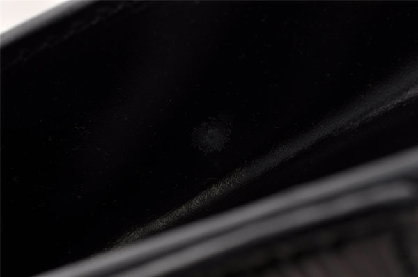 Authentic Louis Vuitton Epi Chaillot Clutch Hand Bag Purse Black M52532 LV 9135I