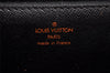 Authentic Louis Vuitton Epi Chaillot Clutch Hand Bag Purse Black M52532 LV 9135I