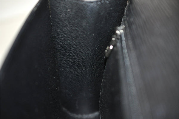 Authentic Louis Vuitton Epi Chaillot Clutch Hand Bag Purse Black M52532 LV 9135I