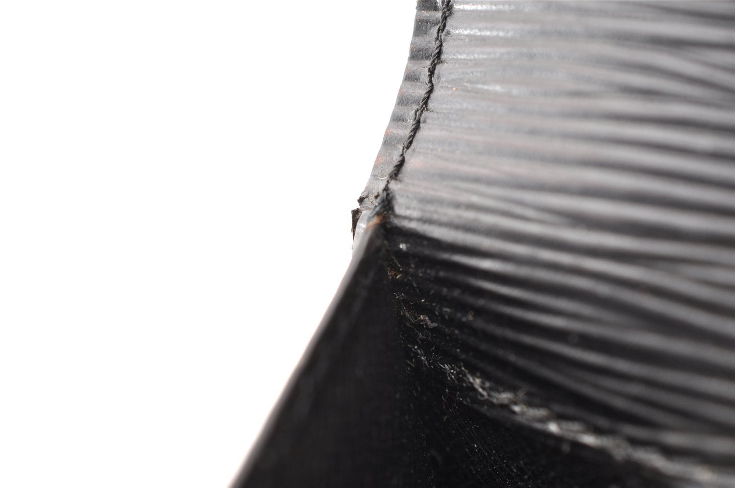 Authentic Louis Vuitton Epi Chaillot Clutch Hand Bag Purse Black M52532 LV 9135I