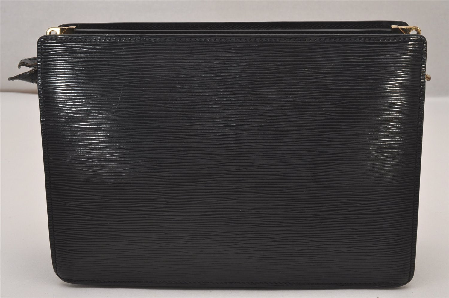 Authentic Louis Vuitton Epi Enghien 2Way Shoulder Clutch Bag M52112 Black 9136I