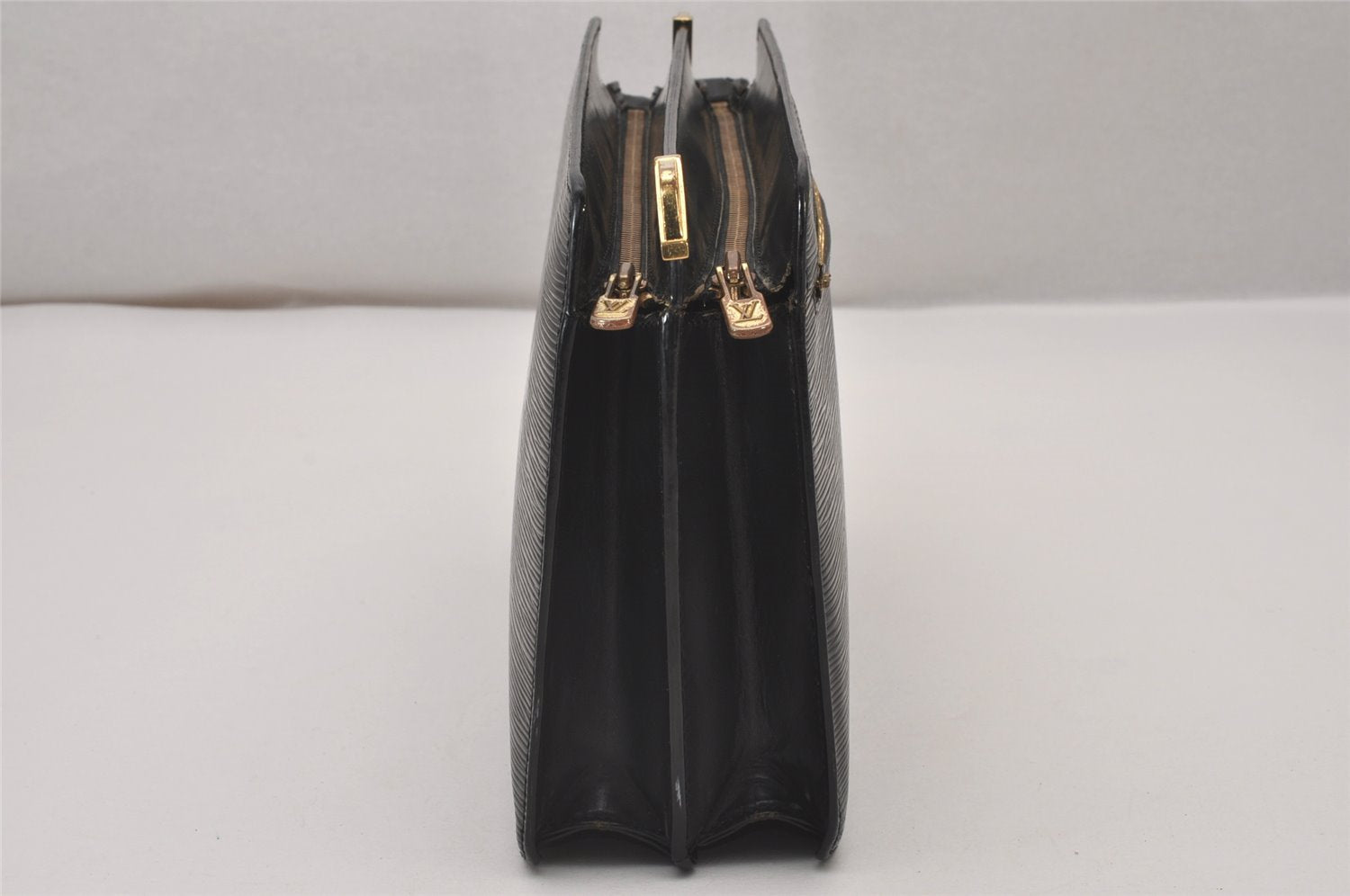 Authentic Louis Vuitton Epi Enghien 2Way Shoulder Clutch Bag M52112 Black 9136I