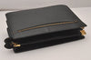 Authentic Louis Vuitton Epi Enghien 2Way Shoulder Clutch Bag M52112 Black 9136I