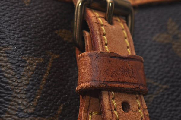 Authentic Louis Vuitton Monogram Bucket PM Shoulder Bag Old Model Junk 9137I