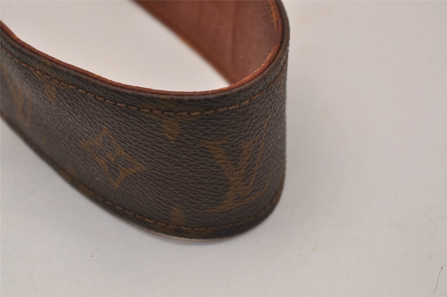 Authentic Louis Vuitton Monogram Leather Belt 95cm 29.5