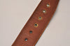 Authentic Louis Vuitton Monogram Leather Belt 95cm 29.5" Brown Old Model 9137J