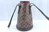 Authentic Louis Vuitton Damier Marais Bucket Shoulder Tote Bag N42240 LV 9138I