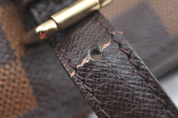 Authentic Louis Vuitton Damier Marais Bucket Shoulder Tote Bag N42240 LV 9138I