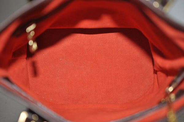 Authentic Louis Vuitton Damier Marais Bucket Shoulder Tote Bag N42240 LV 9138I