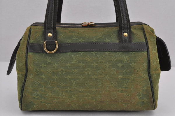 Auth Louis Vuitton Monogram Mini Josephine PM 2Way Hand Bag M92415 Khaki 9138J