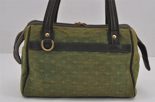 Auth Louis Vuitton Monogram Mini Josephine PM 2Way Hand Bag M92415 Khaki 9138J