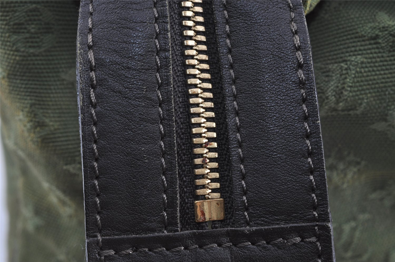 Auth Louis Vuitton Monogram Mini Josephine PM 2Way Hand Bag M92415 Khaki 9138J