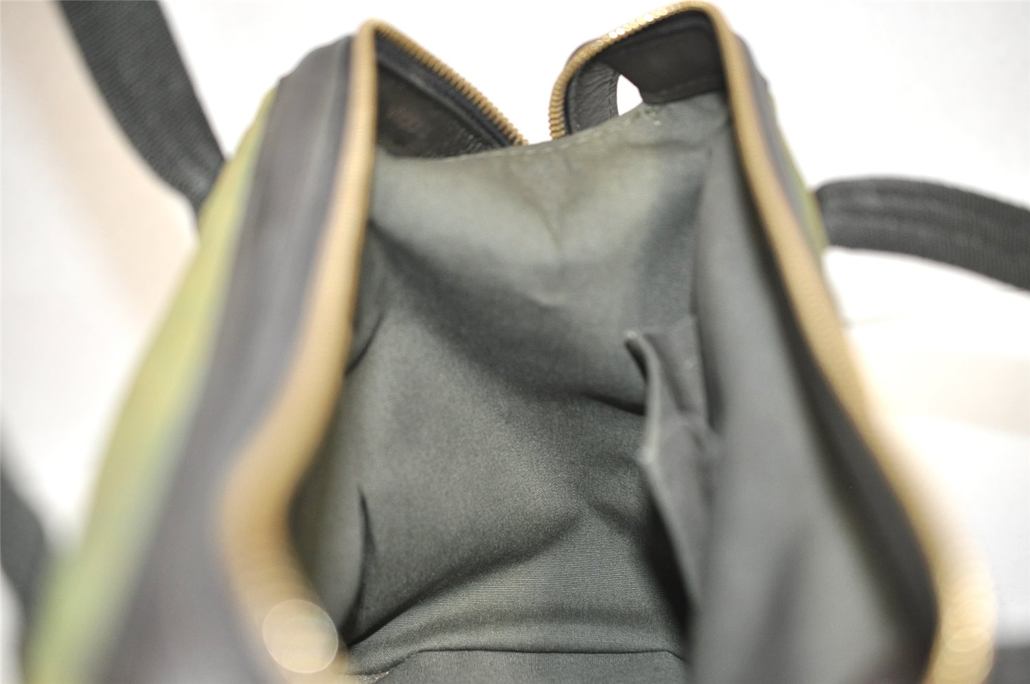 Auth Louis Vuitton Monogram Mini Josephine PM 2Way Hand Bag M92415 Khaki 9138J