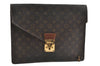 Authentic Louis Vuitton Monogram Porte Documents Senateur M53335 Briefcase 9139I
