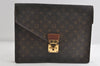 Authentic Louis Vuitton Monogram Porte Documents Senateur M53335 Briefcase 9139I