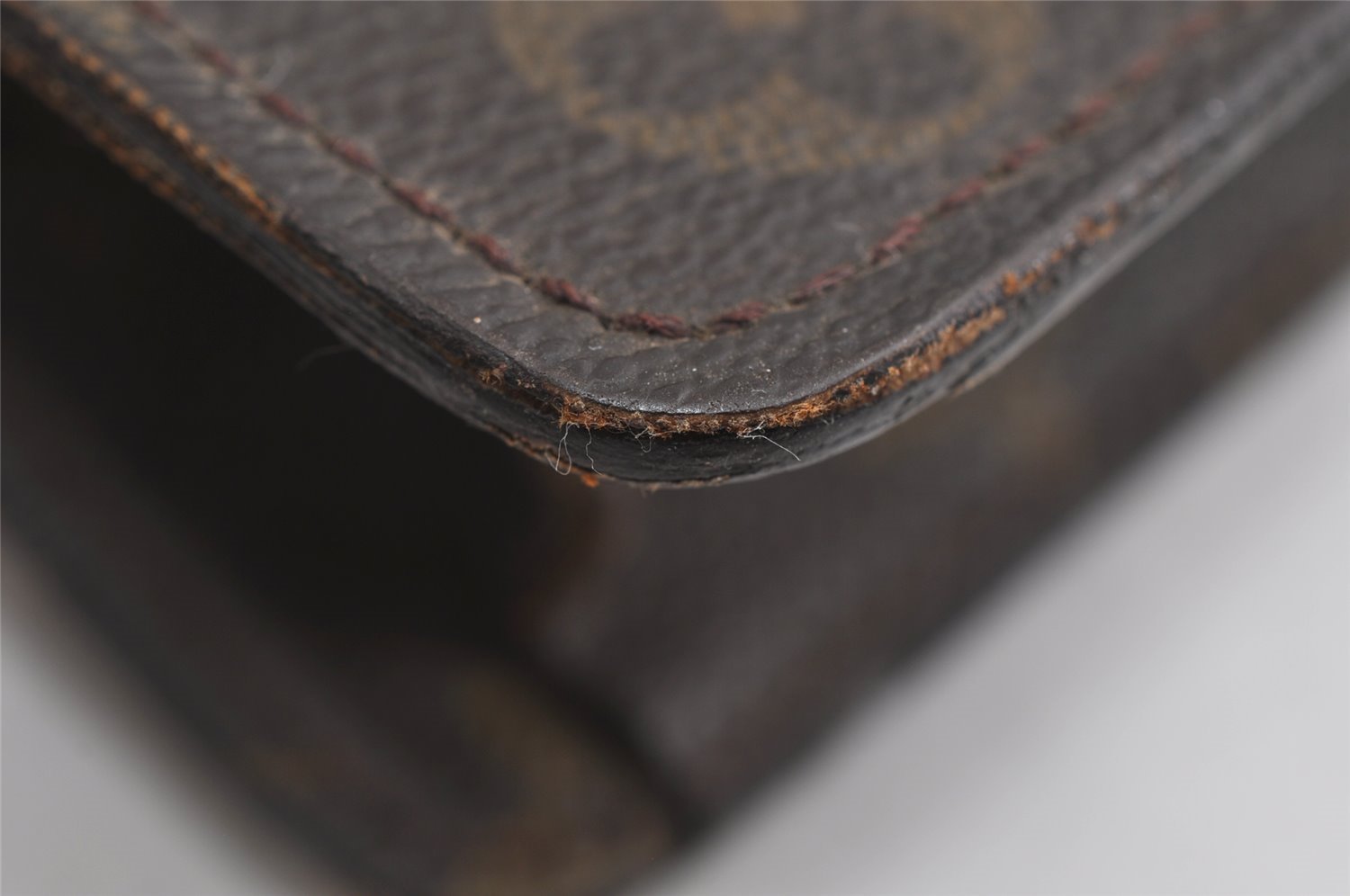 Authentic Louis Vuitton Monogram Porte Documents Senateur M53335 Briefcase 9139I