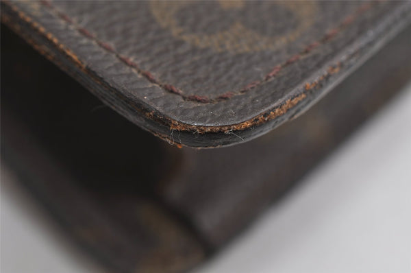 Authentic Louis Vuitton Monogram Porte Documents Senateur M53335 Briefcase 9139I