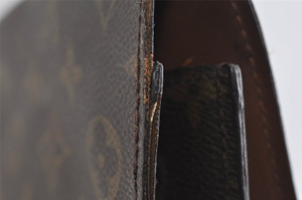 Authentic Louis Vuitton Monogram Porte Documents Senateur M53335 Briefcase 9139I