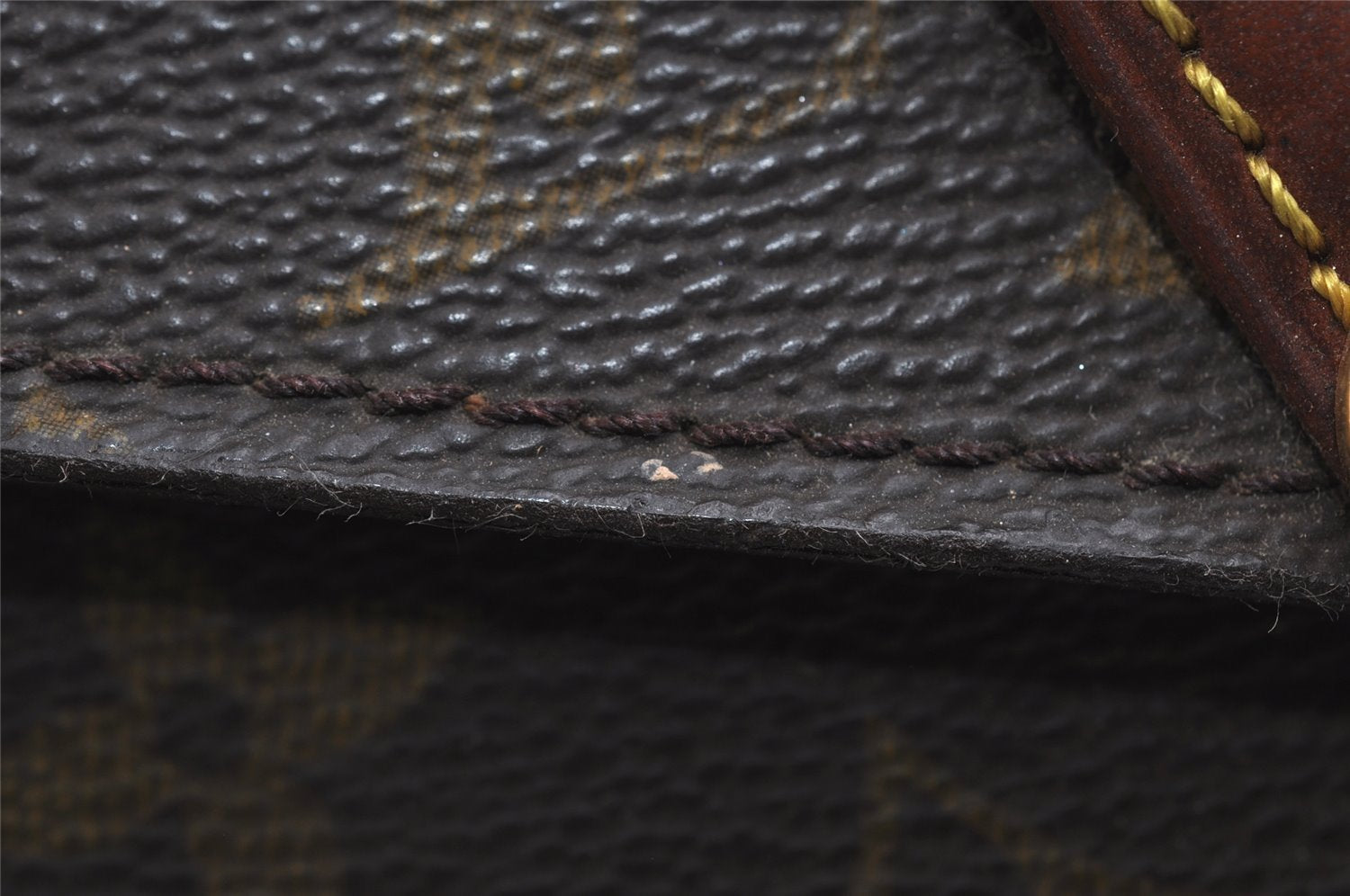 Authentic Louis Vuitton Monogram Porte Documents Senateur M53335 Briefcase 9139I