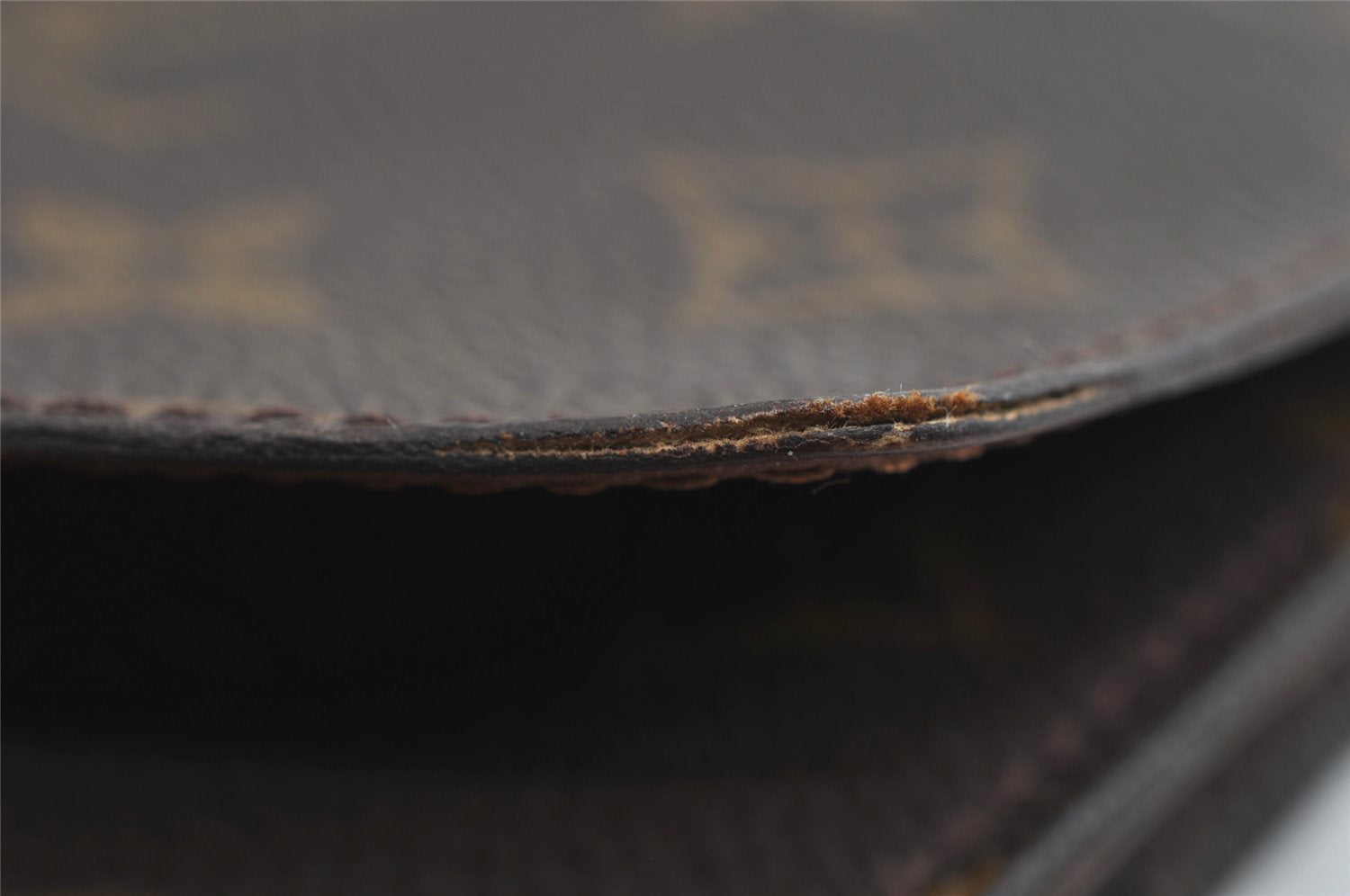 Authentic Louis Vuitton Monogram Porte Documents Senateur M53335 Briefcase 9139I