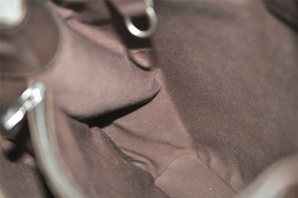 Authentic Louis Vuitton Epi Mandara MM Shoulder Cross Bag Brown M5889D LV 9141I