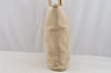 Authentic GUCCI Vintage Shoulder Tote Bag Suede Leather Beige Junk 9143I