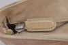 Authentic GUCCI Vintage Shoulder Tote Bag Suede Leather Beige Junk 9143I