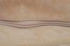 Authentic GUCCI Vintage Shoulder Tote Bag Suede Leather Beige Junk 9143I