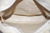 Authentic GUCCI Vintage Shoulder Tote Bag Suede Leather Beige Junk 9143I