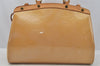 Auth Louis Vuitton Vernis Brea MM 2Way Shoulder Hand Bag Beige M90180 LV 9145I