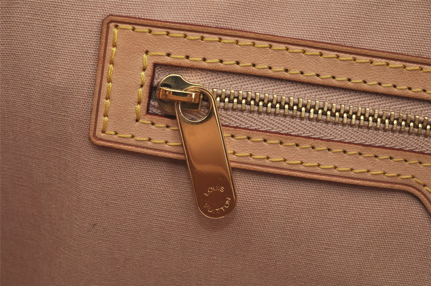 Auth Louis Vuitton Vernis Brea MM 2Way Shoulder Hand Bag Beige M90180 LV 9145I