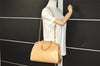 Auth Louis Vuitton Vernis Brea MM 2Way Shoulder Hand Bag Beige M90180 LV 9145I