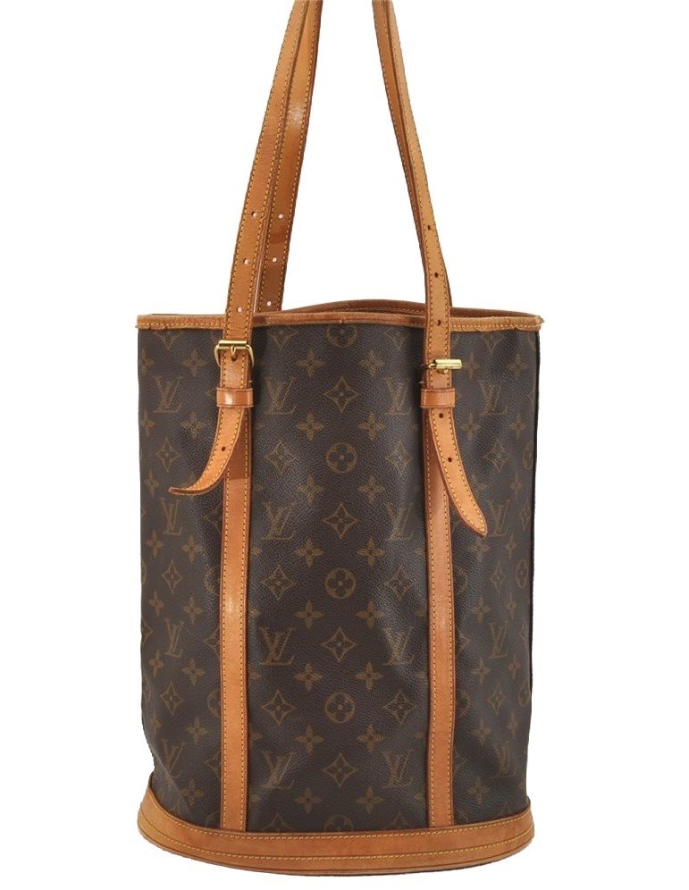 Authentic Louis Vuitton Monogram Bucket GM Shoulder Tote Bag M42236 LV 9146I