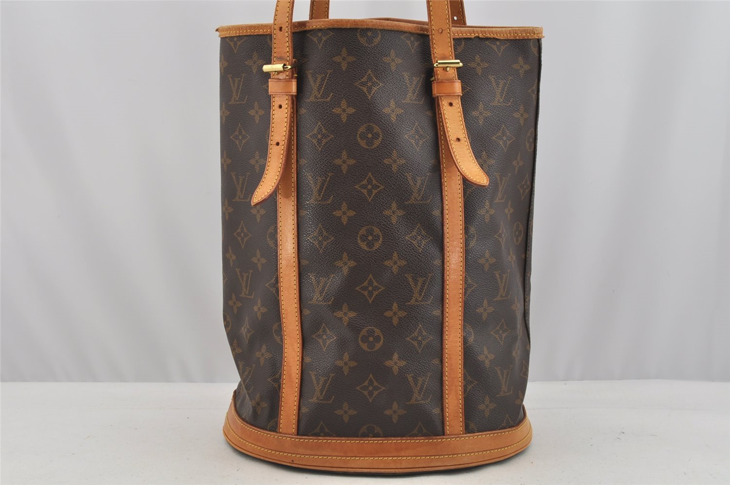 Authentic Louis Vuitton Monogram Bucket GM Shoulder Tote Bag M42236 LV 9146I