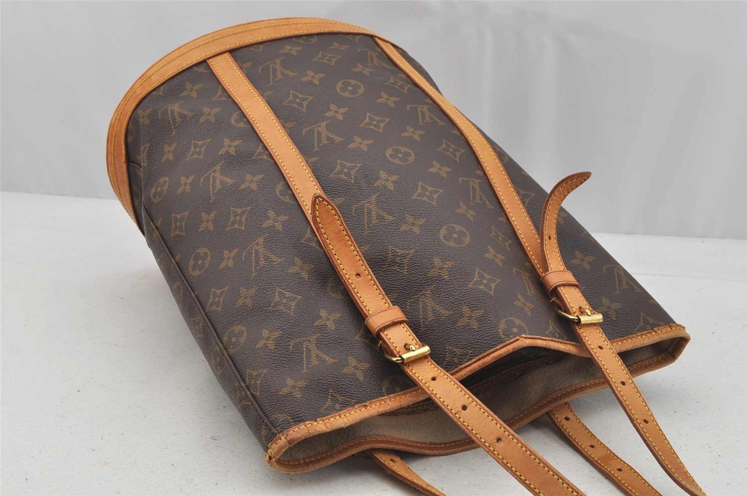 Authentic Louis Vuitton Monogram Bucket GM Shoulder Tote Bag M42236 LV 9146I