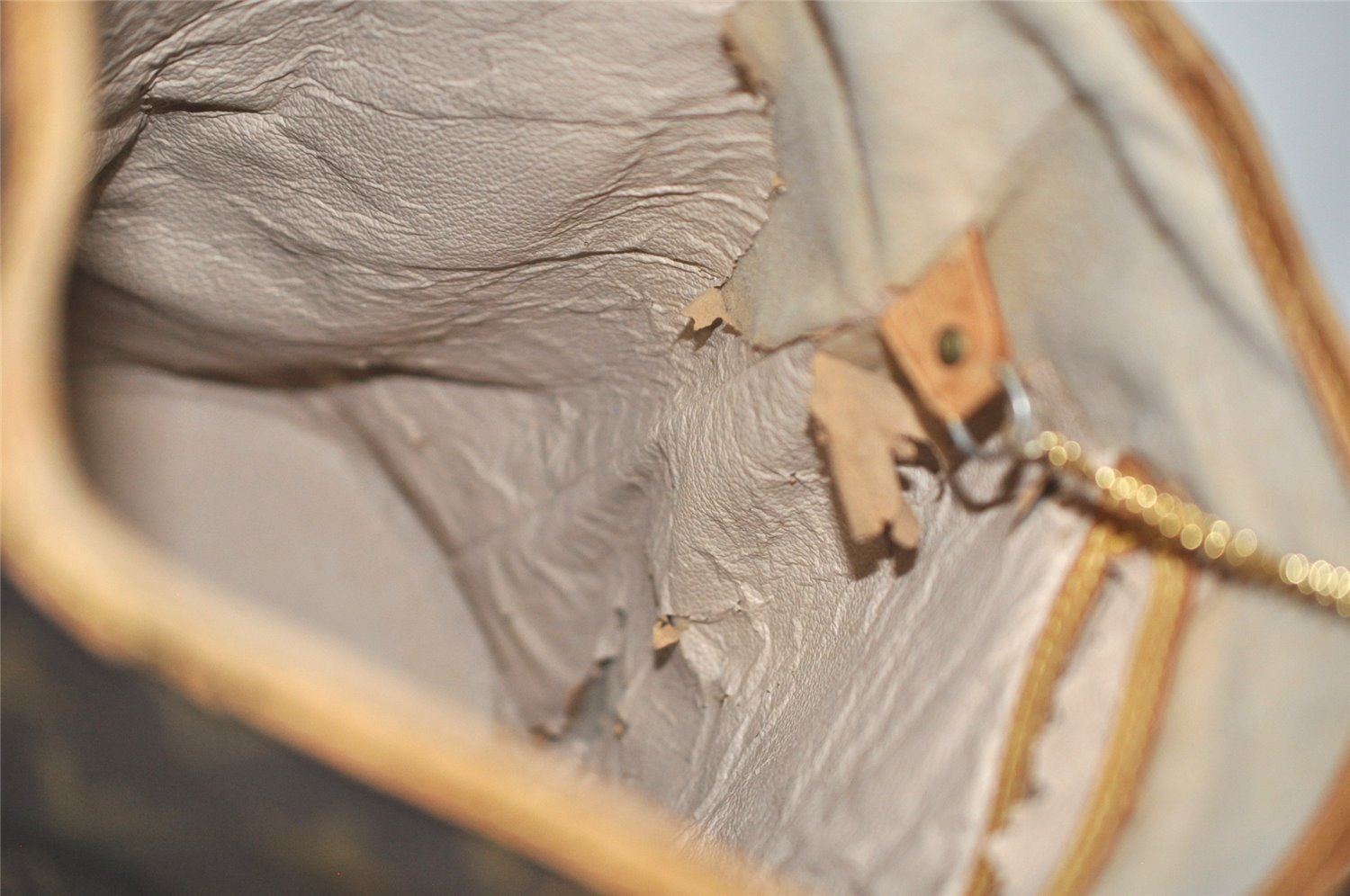 Authentic Louis Vuitton Monogram Bucket GM Shoulder Tote Bag M42236 LV 9146I