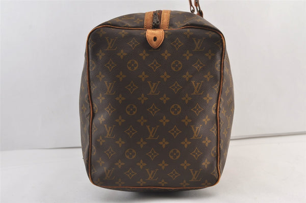 Authentic Louis Vuitton Monogram Sac Souple55 Boston Bag Old Model Junk 9146J