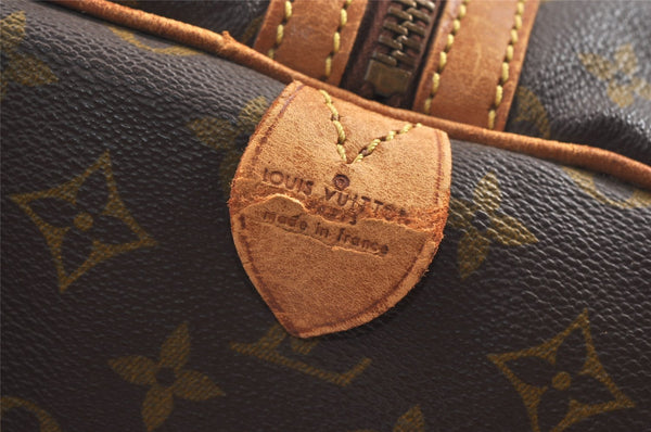 Authentic Louis Vuitton Monogram Sac Souple55 Boston Bag Old Model Junk 9146J