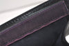 Authentic GUCCI Sherry Line Clutch Hand Bag GG PVC Leather Navy Blue Junk 9147J