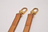 Authentic Louis Vuitton Leather Shoulder Strap Beige 39.8" LV 9148I