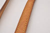 Authentic Louis Vuitton Leather Shoulder Strap Beige 39.8" LV 9148I