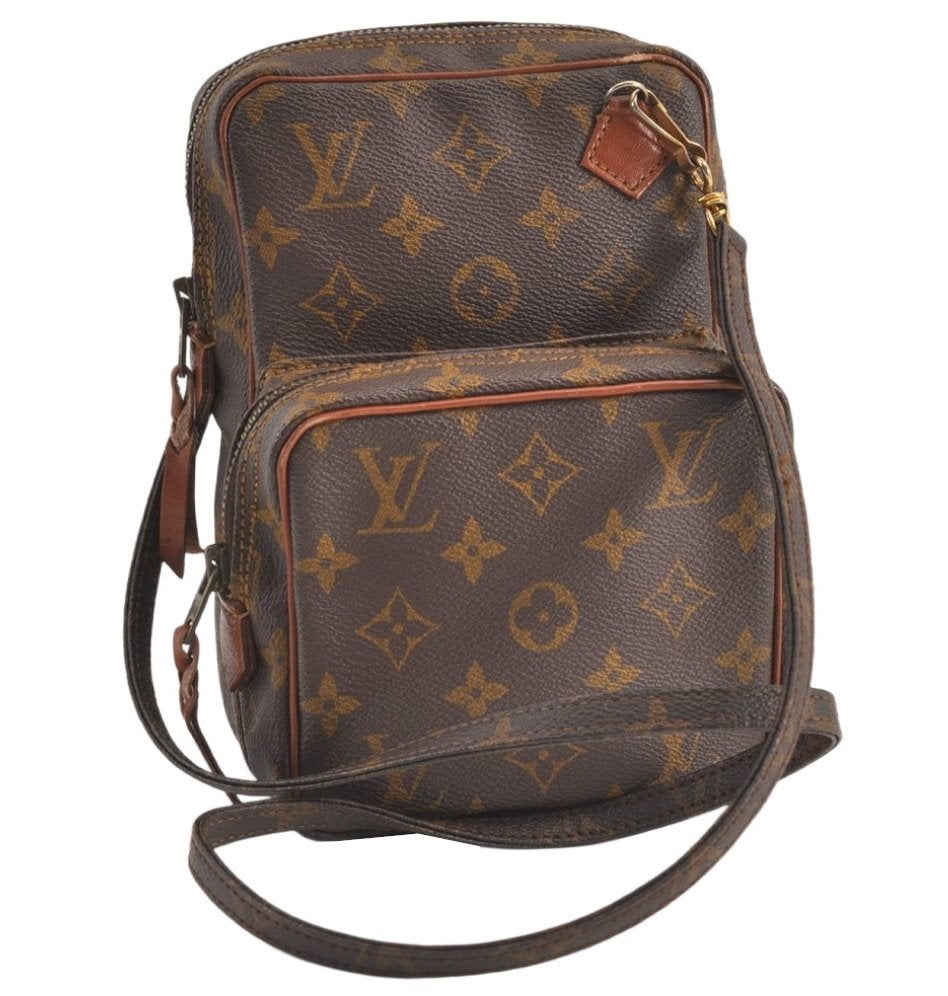 Authentic Louis Vuitton Monogram Amazone Shoulder Cross Body Bag Old Model 9150J