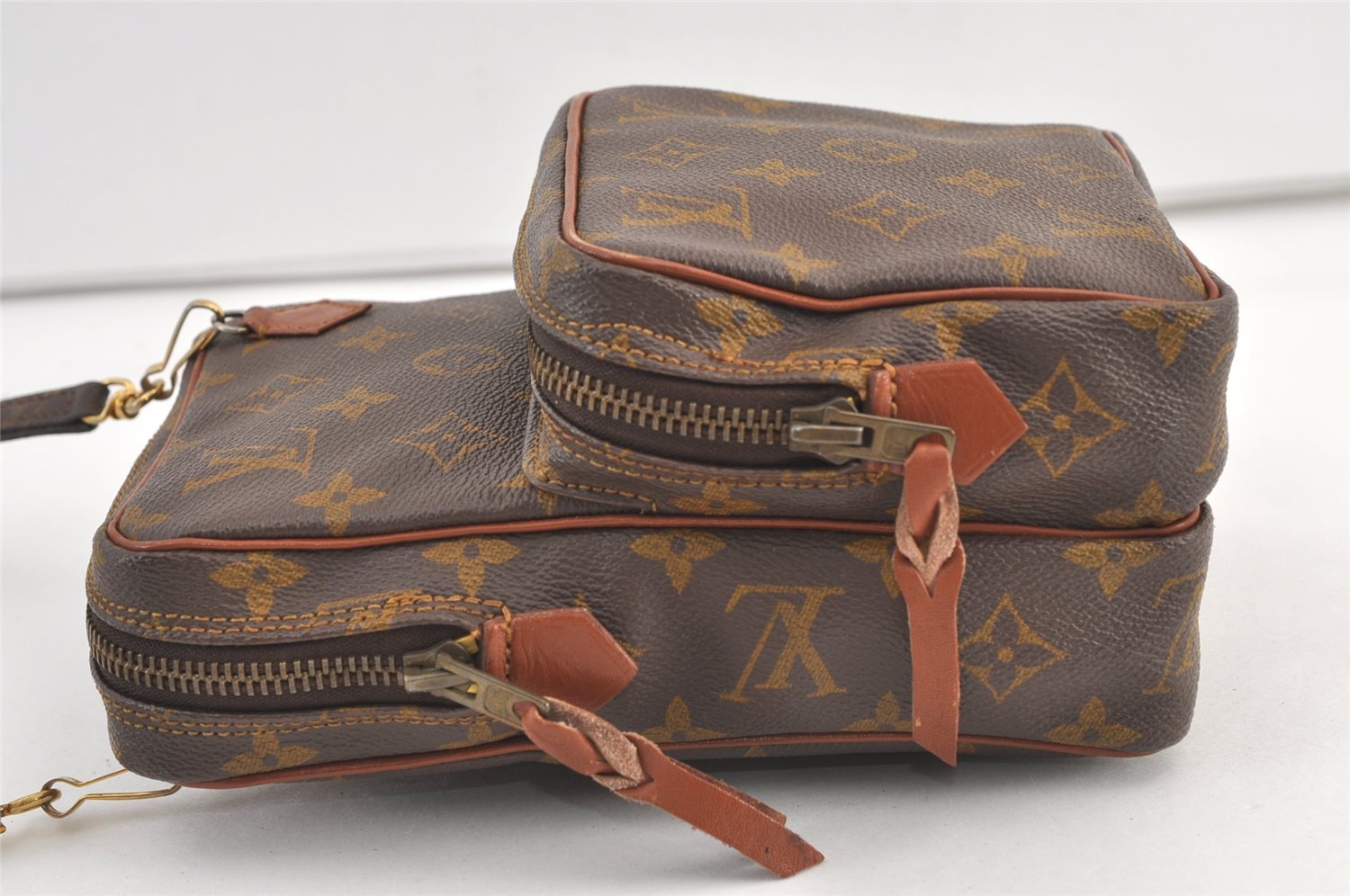 Authentic Louis Vuitton Monogram Amazone Shoulder Cross Body Bag Old Model 9150J