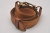 Authentic Louis Vuitton Leather Shoulder Strap Beige 37.2-44.5" LV 9151I