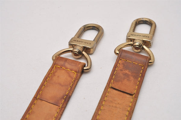 Authentic Louis Vuitton Leather Shoulder Strap Beige 37.2-44.5" LV 9151I