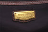 Authentic MIU MIU Vintage Leather 2Way Shoulder Tote Bag Wine Red 9151J