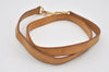 Authentic Louis Vuitton Leather Shoulder Strap Beige 39.4" LV 9152I