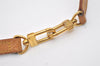 Authentic Louis Vuitton Leather Shoulder Strap Beige 39.4" LV 9152I