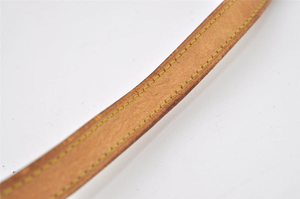 Authentic Louis Vuitton Leather Shoulder Strap Beige 39.4" LV 9152I